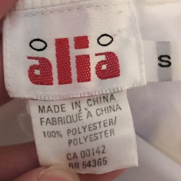 Vintage 90s Alia Floral Bomber Jacket Spring Windbreaker Lightweight Abstract - Picture 13 of 15